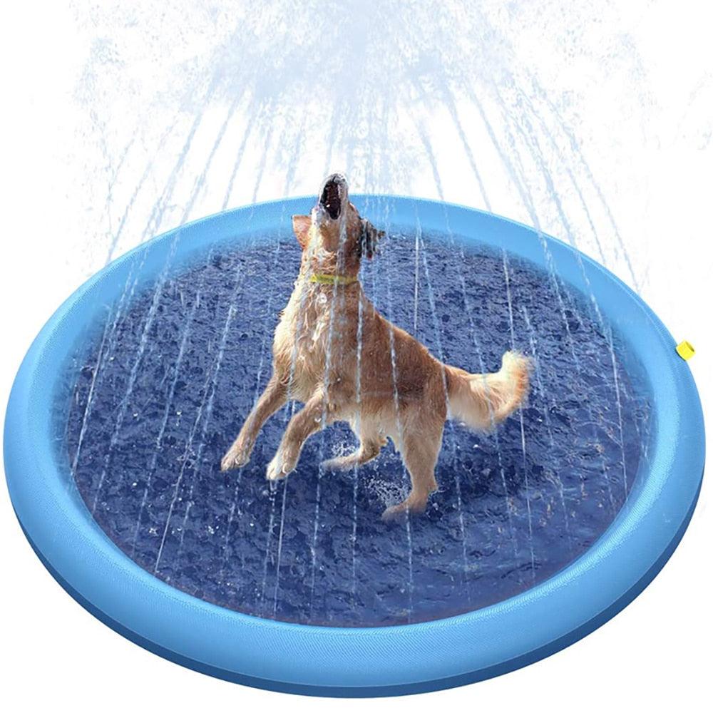 The Hydro - Corporate Cooling Station: Splash Sprinkler Pad - Cocoa The Trendy PetHM99WP255GWW