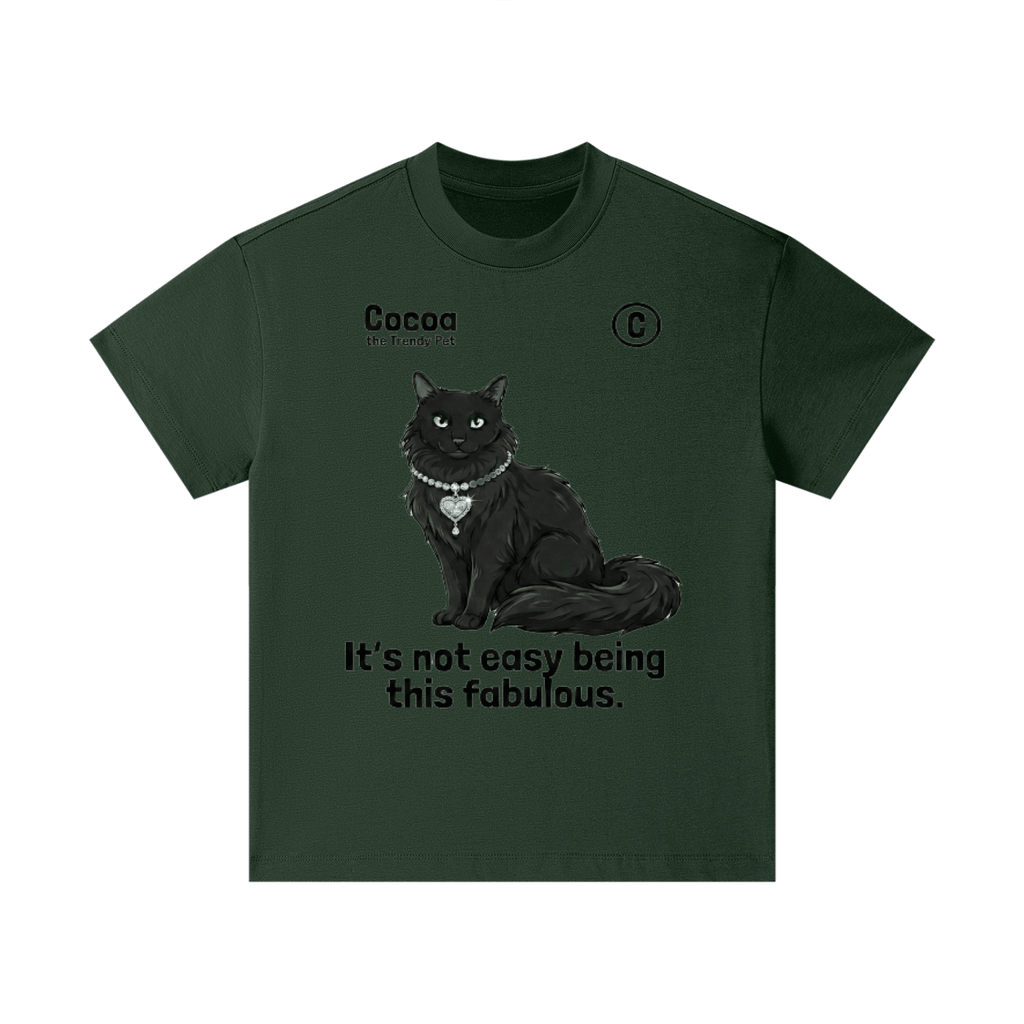 Pure Cotton Essential Kids Cocoa the Trendy Pet T-Shirt - Cocoa The Trendy Pet