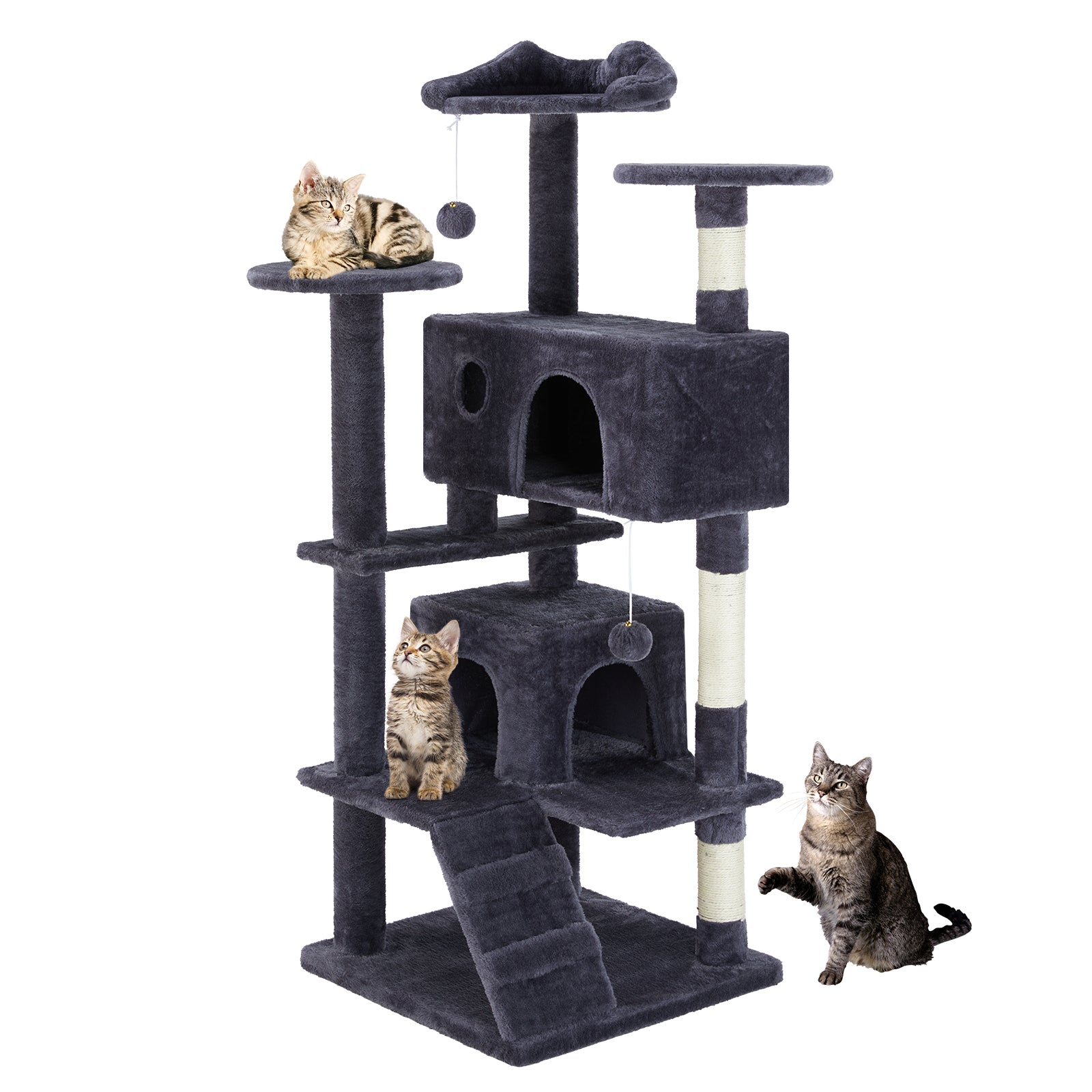 Multi Functional Cat Treehouse Cat Climbing Frame - Cocoa The Trendy PetPet Supplies