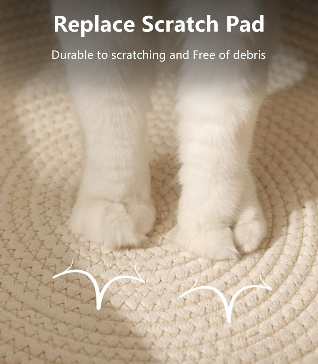 Hand Woven Cat Bed With Toy