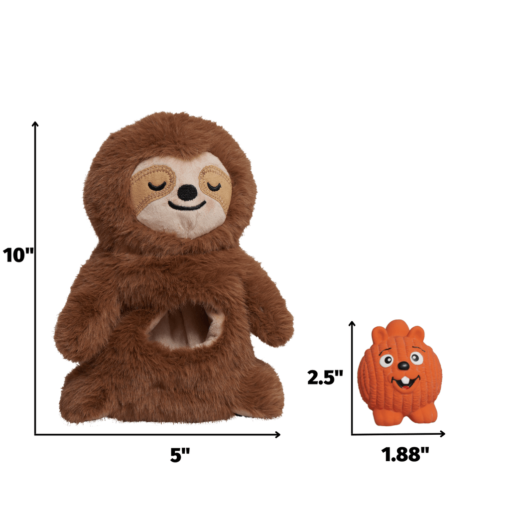 HuggleSnuffles™ Snuggle & Zoom™ Enrichment Toy - Cocoa The Trendy Pet