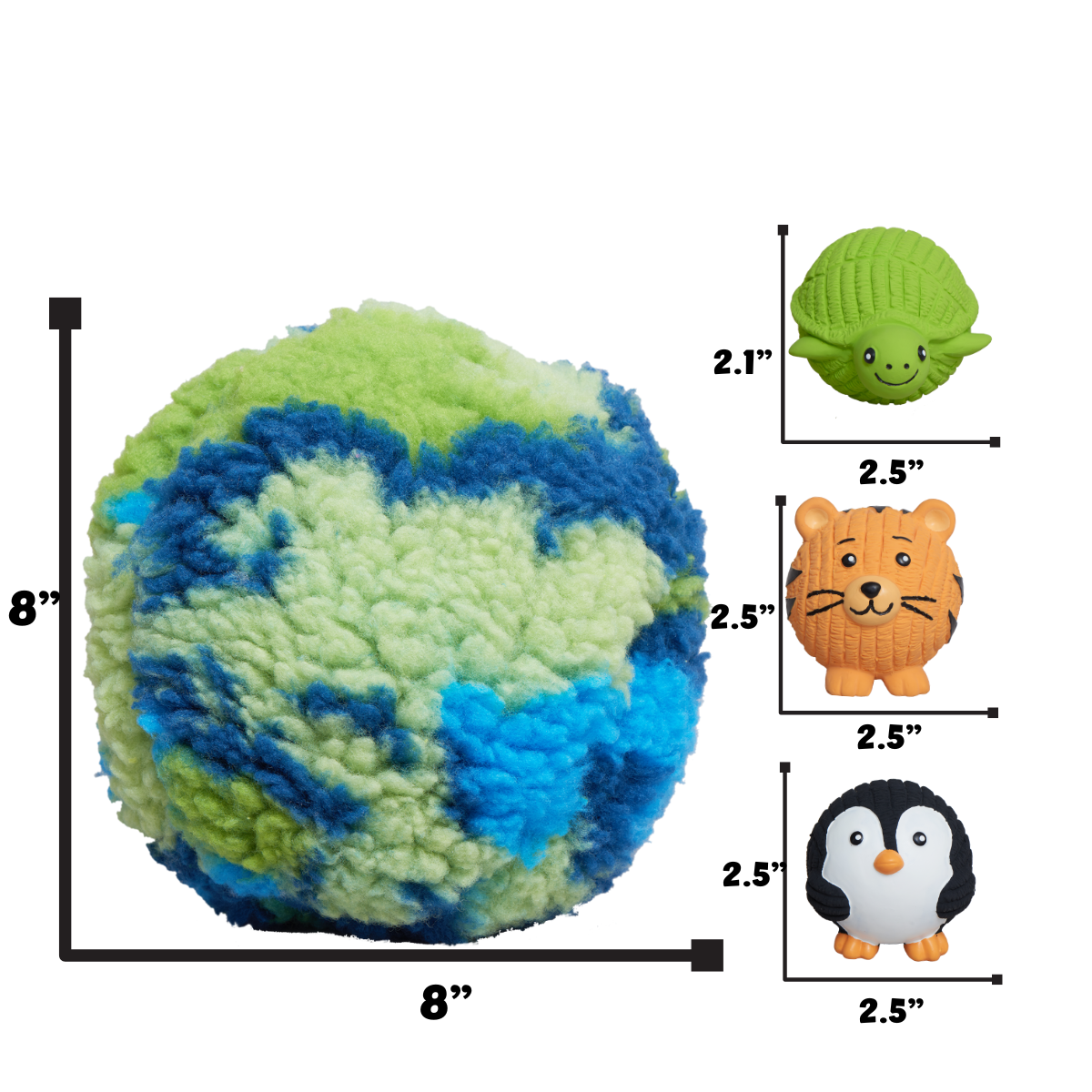 HuggleSnuffles™ SnuffleSphere™ Puzzle Ball - Cocoa The Trendy Petpet puzzle toy