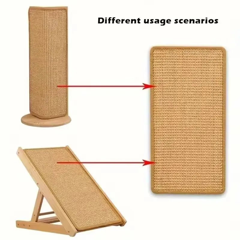 Eco - Friendly Sisal Cat Scratching Rug - Cocoa The Trendy PetPets - Cat Supplies