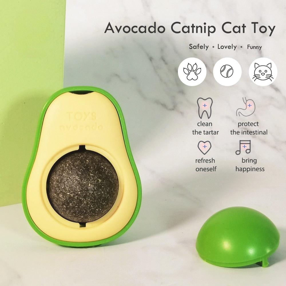 The CEO’s Secret Stash: The Avocado Catnip Wall Ball - Cocoa The Trendy PetHM98PB454FHY