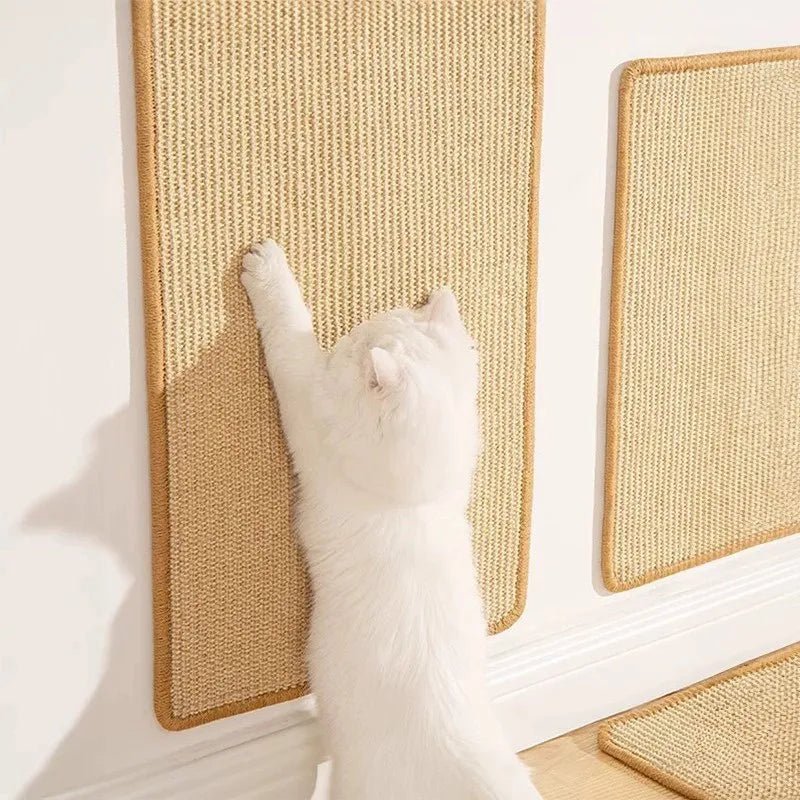 Eco - Friendly Sisal Cat Scratching Rug - Cocoa The Trendy PetPets - Cat Supplies
