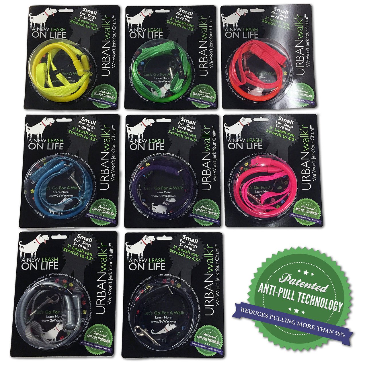 Shorter No Pull Leash - Urban Walk'r - Cocoa The Trendy Petdog leash